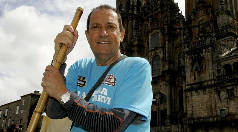 Juan Vicente del Álamo, peregrino del Camino de Santiago tras cuatro trasplantes de corazón Juan Vicente del Álamo, peregrino del Camino de Santiago tras cuatro trasplantes de corazón