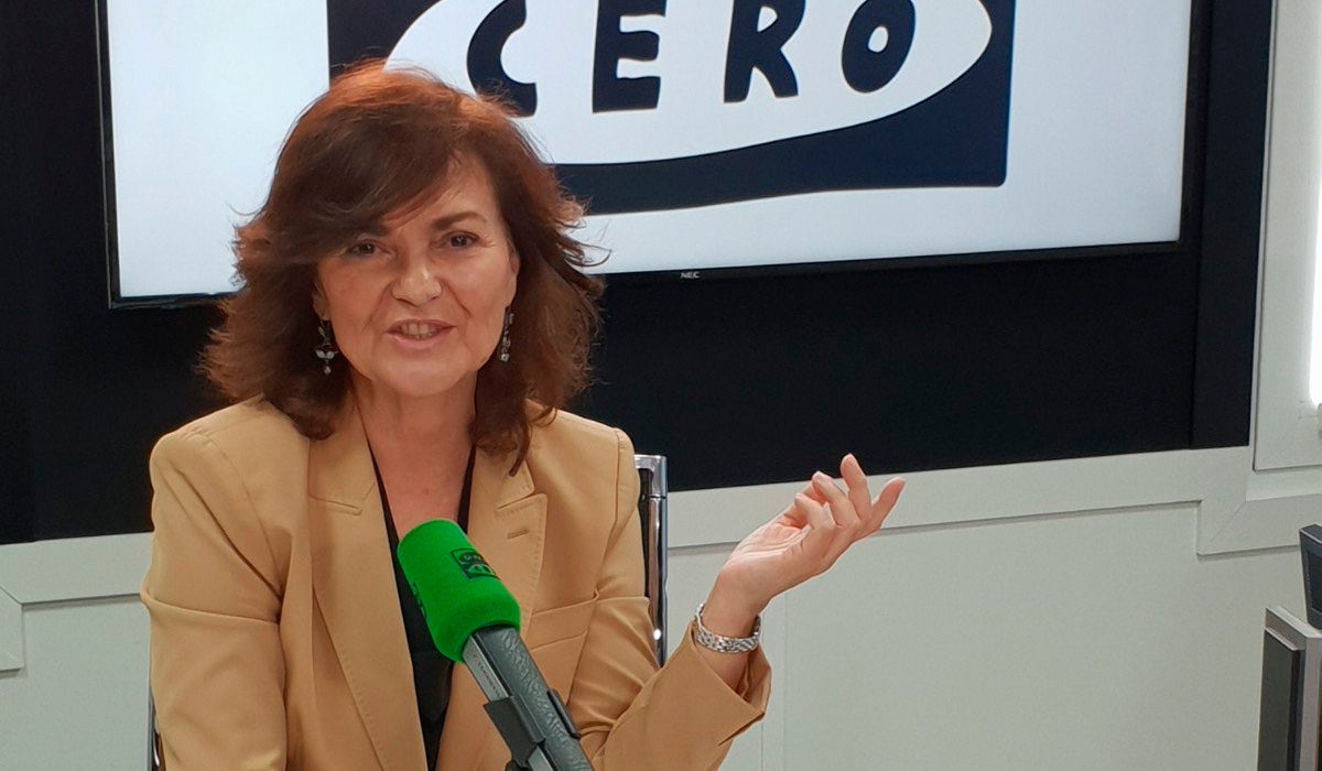 Carmen Calvo: "No queremos excluir a nadie, pero nuestras líneas rojas son claras; somos un partido de izquierdas" Carmen Calvo: "No queremos excluir a nadie, pero nuestras líneas rojas son claras; somos un partido de izquierdas"