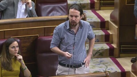 El l&iacute;der de Podemos, Pablo Iglesias