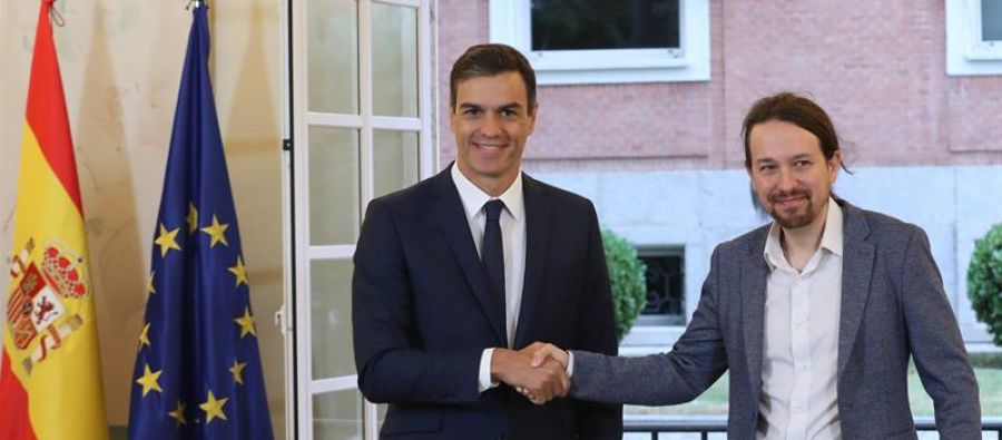 Pedro Sánchez y Pablo Iglesias Pedro Sánchez y Pablo Iglesias
