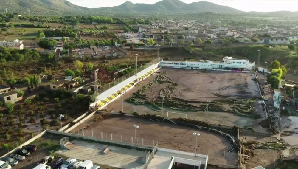 Antena 3 Noticias comprueba los destrozos de las trágicas inundaciones en Mallorca a vista de dron