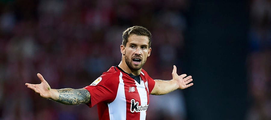 Iñigo Martínez, durante un partido con el Athletic Iñigo Martínez, durante un partido con el Athletic