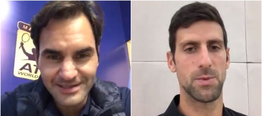 Federer y Djokovic mandan mensajes a los afectados por las inundaciones en Mallorca Federer y Djokovic mandan mensajes a los afectados por las inundaciones en Mallorca