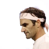 Roger Federer, durante un partido Roger Federer, durante un partido