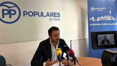Pablo Ruz, presidente del PP de Elche
