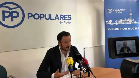 Pablo Ruz, presidente del PP de Elche Pablo Ruz, presidente del PP de Elche