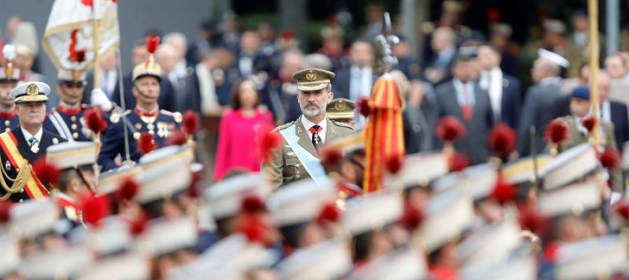 Día de la Hispanidad 2019: El Rey Felipe VI, en el desfile del 12 de octubre Día de la Hispanidad 2019: El Rey Felipe VI, en el desfile del 12 de octubre