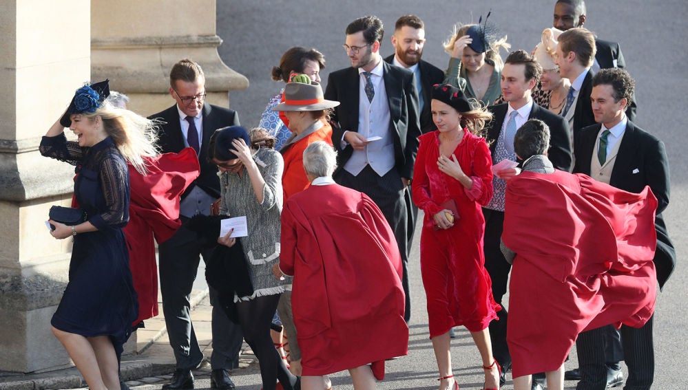 El viento, protagonista de la boda real