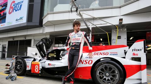 Fernando Alonso se prepara para competir en las 6 Horas de Fuji