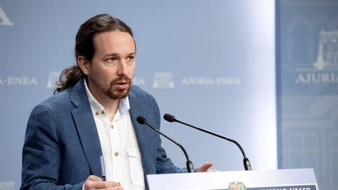 El secretario general de Podemos, Pablo Iglesias