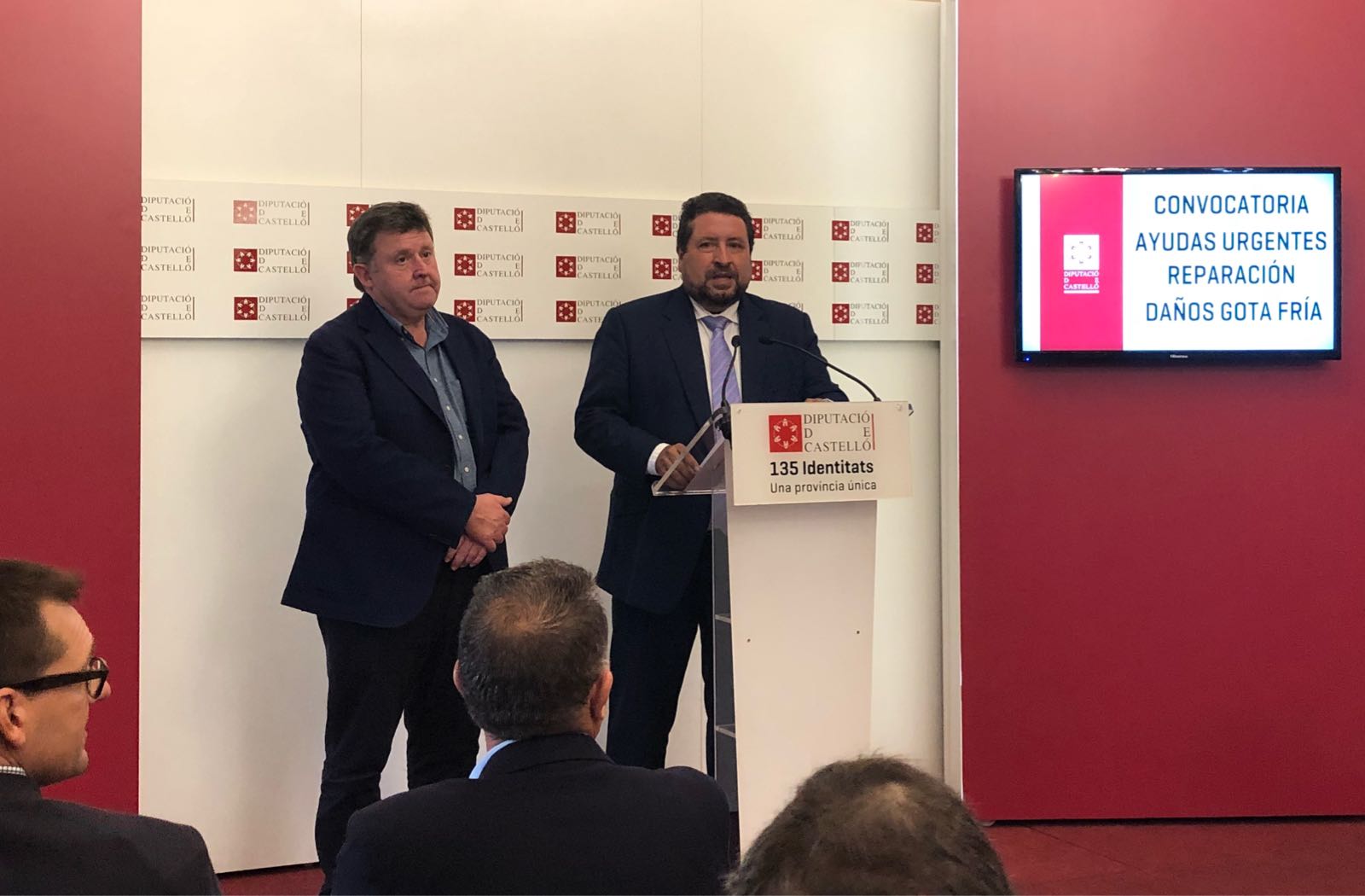 La Diputación de Castellón destinará 820.000€ a los ayuntamientos para reparar los daños La Diputación de Castellón destinará 820.000€ a los ayuntamientos para reparar los daños