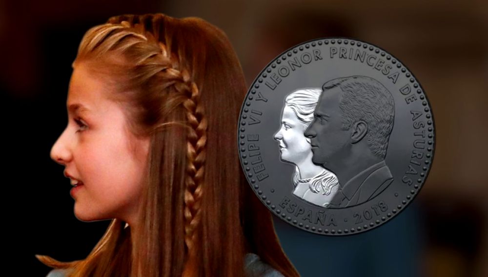 La moneda con la polémica imagen de la Princesa Leonor sale a la calle