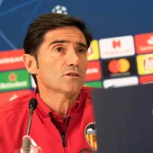 Marcelino, en rueda de prensa Marcelino, en rueda de prensa