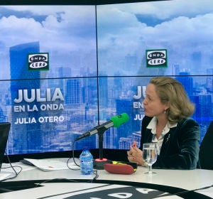 La ministra Nadia Calviño en Julia en la onda La ministra Nadia Calviño en Julia en la onda