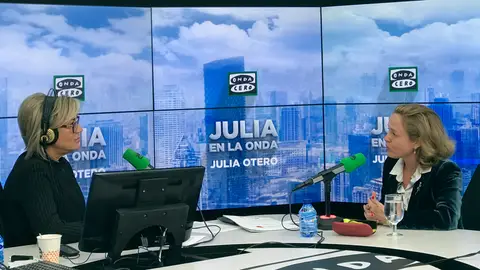La ministra Nadia Calviño en Julia en la onda La ministra Nadia Calviño en Julia en la onda