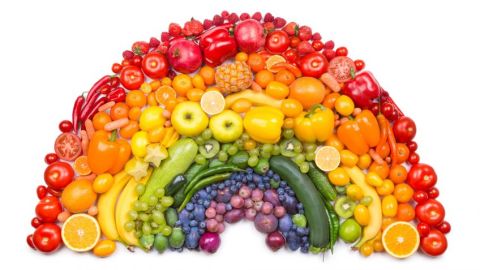 Frutas y verduras: un arco&iacute;ris de beneficios