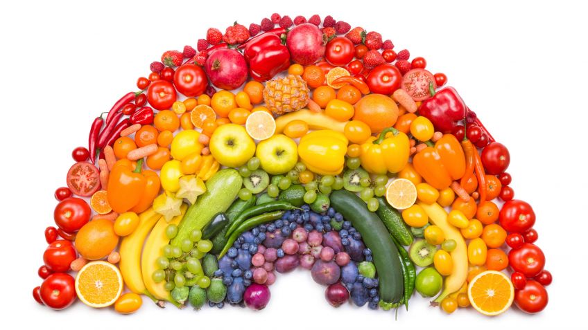 Frutas y verduras: un arcoíris de beneficios Frutas y verduras: un arcoíris de beneficios