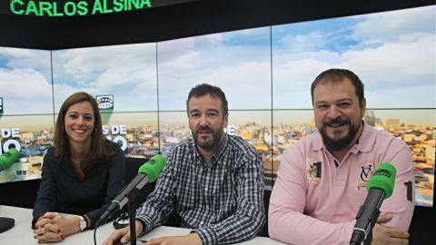 Esther Holgado, Jes&uacute;s de la Fuente Valero y Alfonso Fern&aacute;ndez Romera