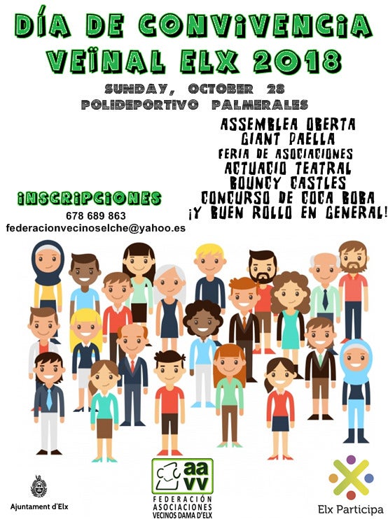 Jornada de convivencia vecinal este domingo en el Polideportivo de Palmerales Jornada de convivencia vecinal este domingo en el Polideportivo de Palmerales