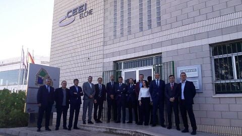 Miembros del Comit&eacute; de Direcci&oacute;n de Hidraqua en el CEEI de Elche