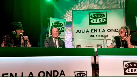 José Corbacho, Carlos Moro y Julia Otero José Corbacho, Carlos Moro y Julia Otero