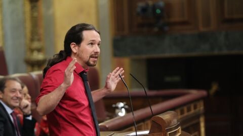 El l&iacute;der de Podemos, Pablo Iglesias