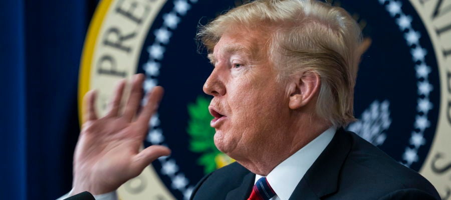 El presidente estadounidense, Donald Trump El presidente estadounidense, Donald Trump