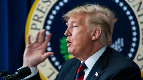 El presidente estadounidense, Donald Trump