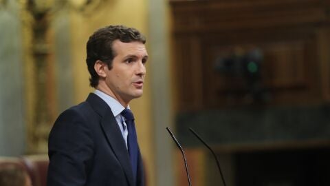 El l&iacute;der del PP, Pablo Casado