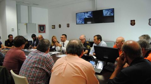 L&acute;alcalde ha presidit una reuni&oacute; de balan&ccedil; del Gabinet de crisi per l&acute;episodi de pluges torrencials. 