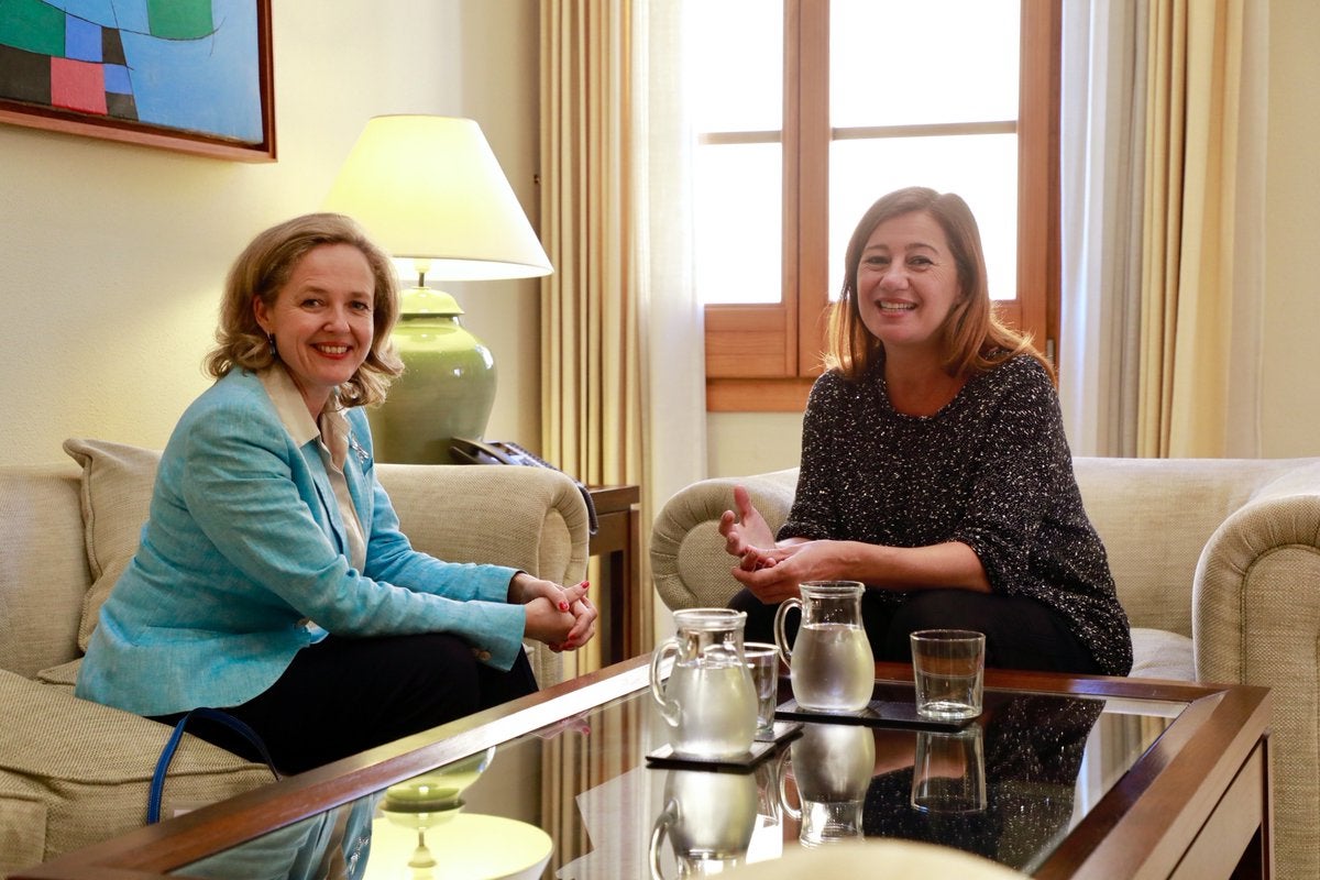 La ministra de Economía resalta las cifras "particularmente notables" de Baleares La ministra de Economía resalta las cifras "particularmente notables" de Baleares