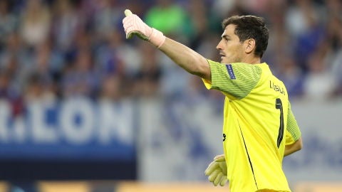 El portero del Oporto, Iker Casillas. 