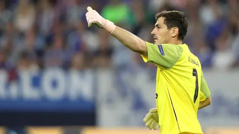 Iker Casillas durante su estancia en el Oporto El portero del Oporto, Iker Casillas.