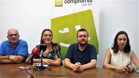 Concejales de Comprom&iacute;s per Elx en el Ayuntamiento de Elche