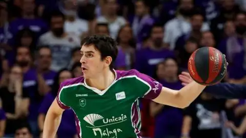 Carlos Suárez, jugador de Unicaja Carlos Suárez, jugador de Unicaja