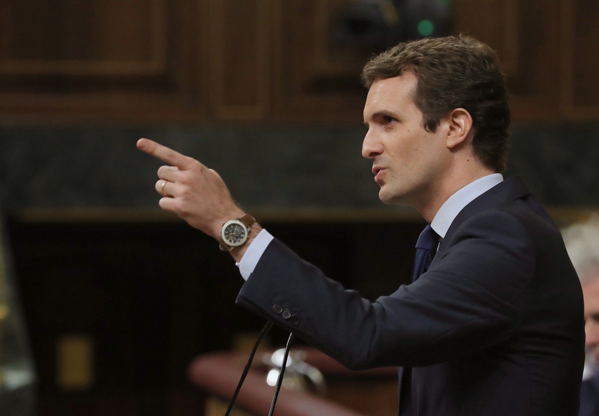Pablo Casado advierte de la decadencia de la socialdemocracia en la UE Pablo Casado advierte de la decadencia de la socialdemocracia en la UE