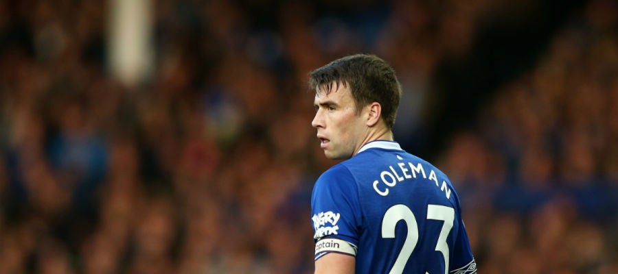 Coleman, con el Everton Coleman, con el Everton