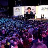 Carles Puigdemont en el acto de la Crida Nacional