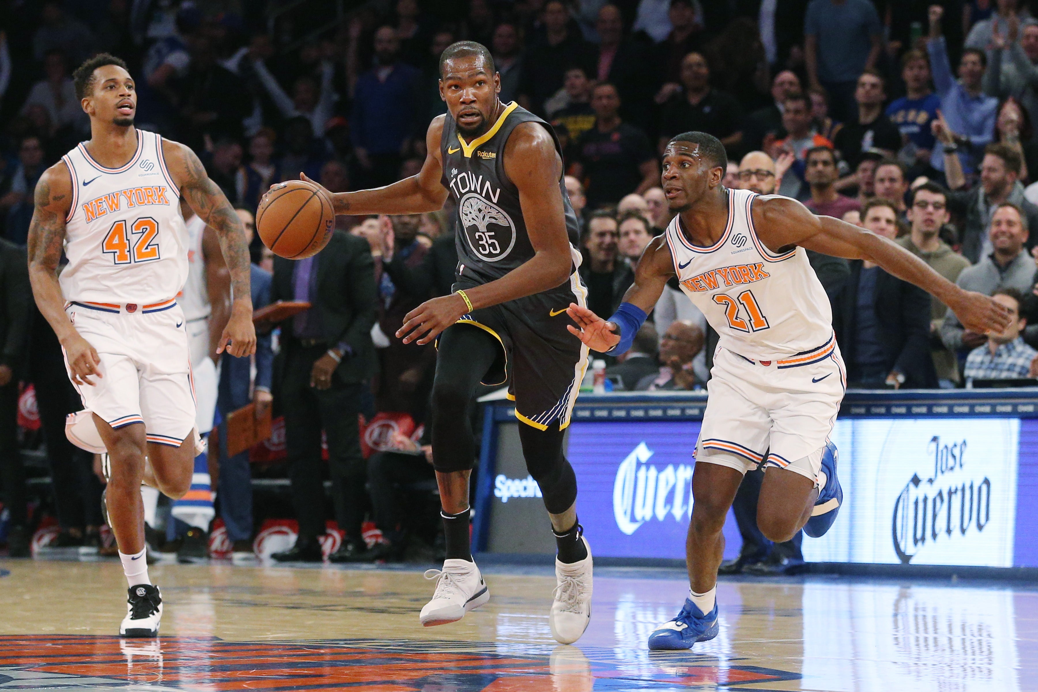 Kevin Durant conquista el Madison; Luka Doncic no puede con unos intratables Raptors Kevin Durant conquista el Madison; Luka Doncic no puede con unos intratables Raptors