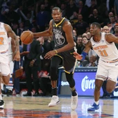 Kevin Durant, en acción ante los New York Knicks Kevin Durant, en acción ante los New York Knicks