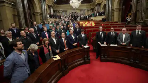Pleno del Parlament que aprobó la DUI (Archivo) Pleno del Parlament que aprobó la DUI (Archivo)