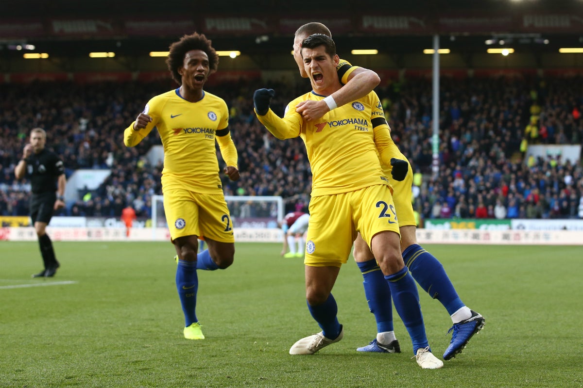 Morata y Barkley guían al Chelsea al triunfo ante el Burnley Morata y Barkley guían al Chelsea al triunfo ante el Burnley