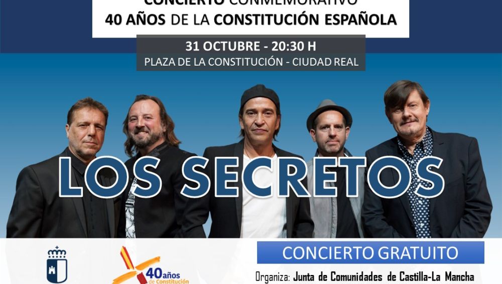 El 31 de octubre actuará "Los Secretos" en C.Real