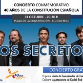 El 31 de octubre actuará "Los Secretos" en C.Real