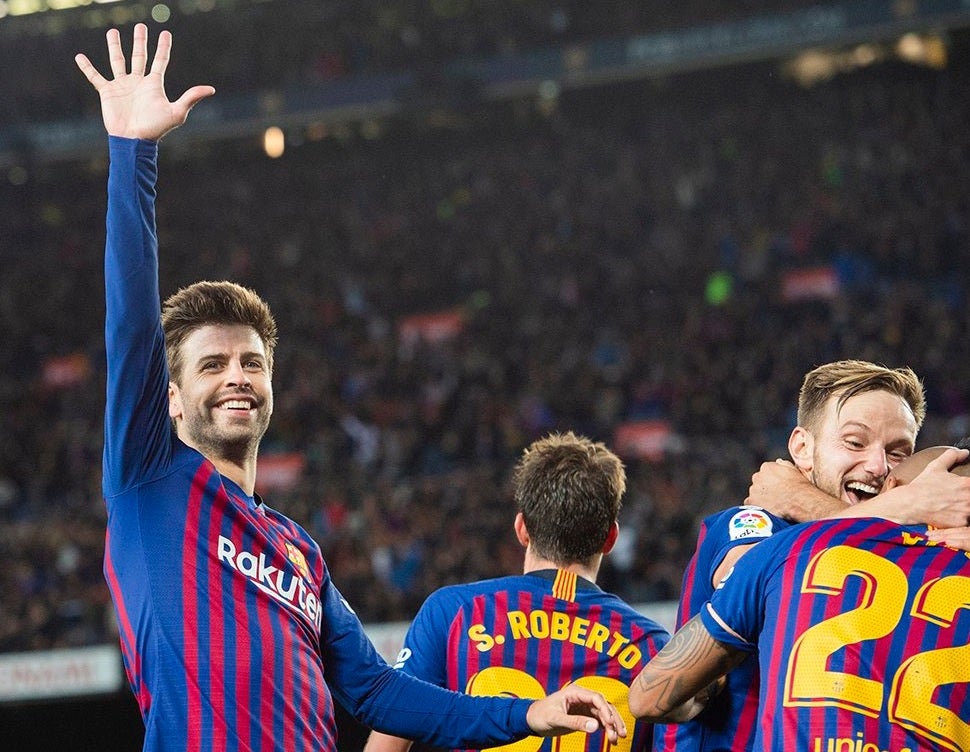 "Give me five", el troleo en la cuenta en inglés del Barcelona por la 'manita' al Real Madrid "Give me five", el troleo en la cuenta en inglés del Barcelona por la 'manita' al Real Madrid