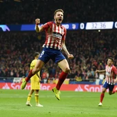 Saúl celebra su gol contra el Dortmund Saúl celebra su gol contra el Dortmund