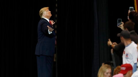 El presidente de EEUU, Donald Trump