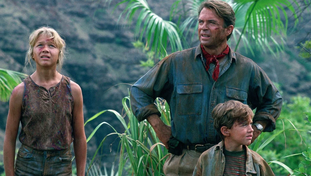 Lex, Alan y Tim de 'Jurassic Park' Lex, Alan y Tim de 'Jurassic Park'