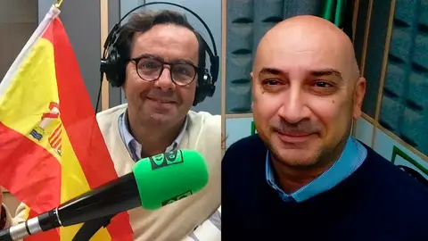 Juan Carlos Luque y Manolo Vilima, concursantes de Más de uno Juan Carlos Luque y Manolo Vilima, concursantes de Más de uno