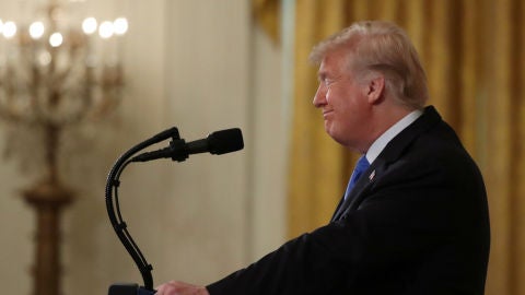 Rueda de prensa de Donald Trump